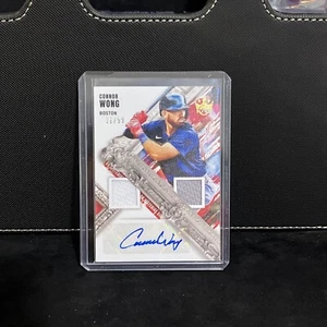 2022 Panini Baseball DK Materiale Firme Connor Wong RC 91/99 - Boston Red Sox - Foto 1 di 8