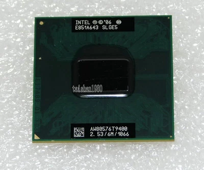 Intel Core 2 Duo T9400 2.53 GHz Dual-Core 6M/1066 Processor SLGE5 mobile laptop - Image 1 of 4