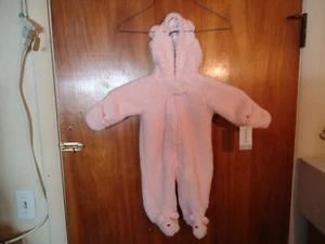 " NWT " Carters Baby Girls Size 3M Pink Winter Pajama / Sleeper " BEAUTIFUL GIFT - Picture 1 of 12