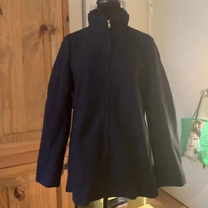 NEU J.Crew Damen Village Mantel Größe 8 Stil AB457 in Marineblau!! - Bild 1 von 9