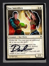 MTG Kor Sanctifiers Signed by Dan Scott & Altred HTZ 326