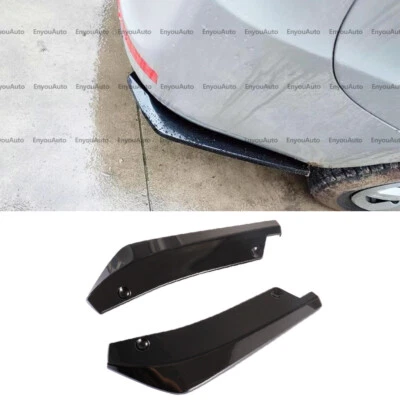 For Subaru Impreza WRX STI Rear Bumper Lip Splitter Diffuser Glossy Black Foto 1 de 4