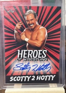 Leaf Heroes of Wrestling 2023 - Autógrafos rojos #BA-S2H Scotty Too Hotty (AU) - Imagen 1 de 2