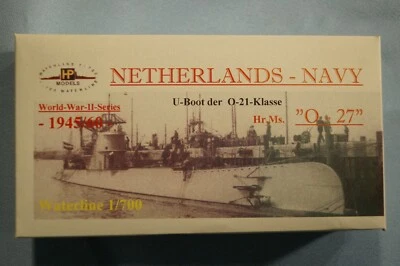 HP-MODELS HP Models 1:700 WL niederländisches U-Boot der O-21 Klasse "O-27" -1945-