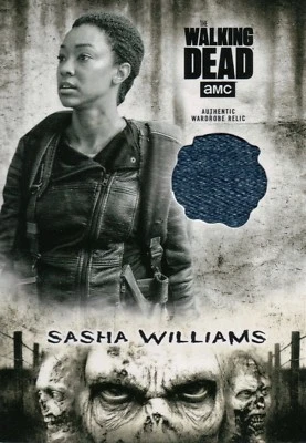 2018 Walking Dead Hunters & Hunted, Sasha Williams Costume Relic Card R-SWP  - Image 1 of 2