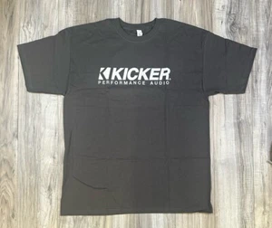 Kicker Performance Audio Logo T-Shirt Charcoal Soft Touch Men’s Size XL New - Picture 1 of 5