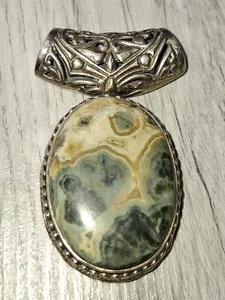 collana ciondolo argento vintage - Foto 1 di 3