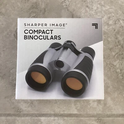 Sharper Image Compact Binoculars RubyCoated Glare-Free Optics w/Strap & Case - Image 1 of 4