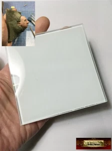 M00387 MOREZMORE Tempered Glass Panel Tile Coaster Clay Sculpting Molding 4x4 - Picture 1 of 3