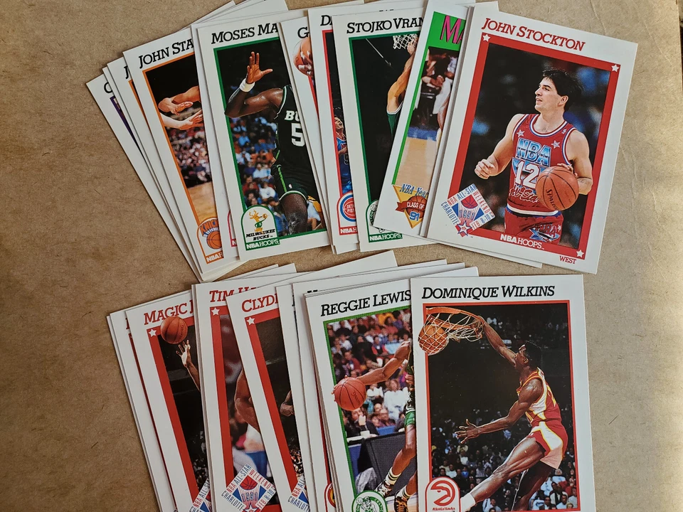 1991-92 NBA HOOPS BASKETBALL TRADING CARDS YOU PICK Base set and McDonalds - Image 1 of 1