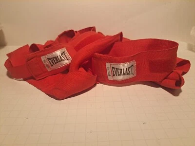 Everlast Boxing Glove Hand Wraps Solid Red 2" × 80 " Vintage Tn:108 - Image 1 of 4