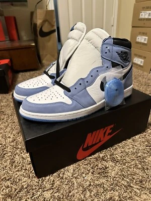 Air Jordan 1 Retro Alto OG Azul Universitario 555088-134 Talla 14 Foto 1 de 4