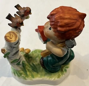 Hummel Goebel W Germany Springtime #10 TMK 4 Porcelain Figurine 1964 Red Heads - Picture 1 of 9