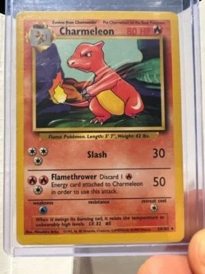 get all 5 1999 pokemon base set charmeleon MINT 10 Gem 24/102 - Image 1 of 4
