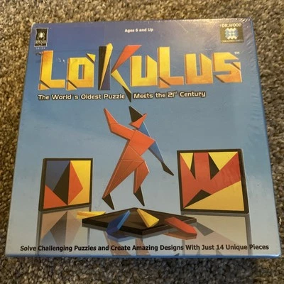 Lokulus Color Tangram Puzzle Brainteaser Game 2-Sided Thinking  Brand New Sealed - Image 1 of 4