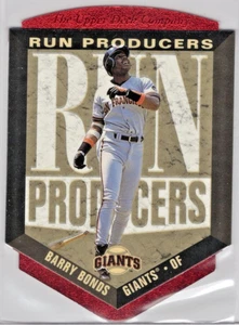 Barry Bonds 1996 Upper Deck Showcase Double Die Cut Run Producers #RP3 1:1420 SP - Imagen 1 de 2