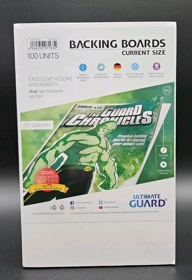 Ultimate Guard Comic Backing Boards Thick Current Size (100) - Bild 1 von 1