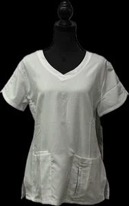 Grey’s Anatomy By Barco White Size Medium Scrub Top - Picture 1 of 1