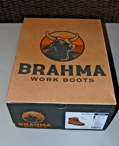 Botas de Trabajo Brahma, Hombre Talla 9.5, Puntera de Acero, Impermeables, Lote A - Imagen 1 de 5