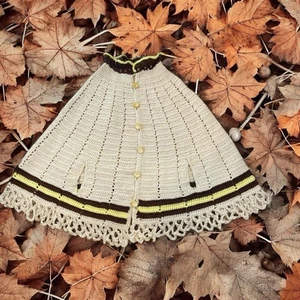 Mantón de ganchillo tejido a mano boho vintage años 70 capa hippie abuela núcleo - Imagen 1 de 16