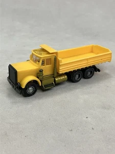 yellow Toy dump truck, Peterbilt 378, possibly manufactured by Boley or Promotex - Picture 1 of 10