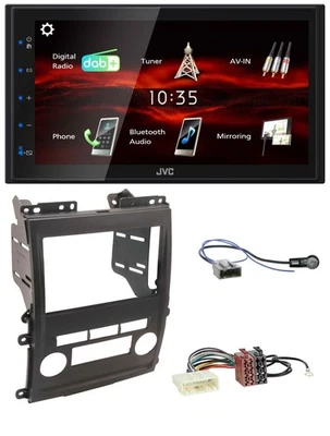 JVC USB Bluetooth MP3 DAB 2DIN Autoradio für Nissan Xterra 2009-2011 - Bild 1 von 4