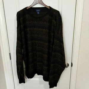 Vintage Harbor Bay Rundhalsausschnitt Pullover Herren 2XL mehrfarbig Opa Papa Big Tall - Bild 1 von 7