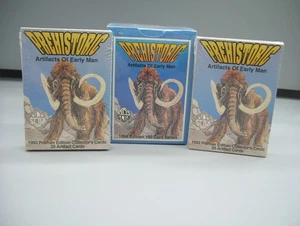Prehistoric Artifacts Of Early Man 1993 Premier Edition Cello X2 1994 Box Sealed - Picture 1 of 7