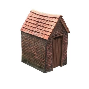 S.M.S. KX096 Privy / Outhouse, Wrapped Lazer Cut Kit OO/HO Gauge - Picture 1 of 1