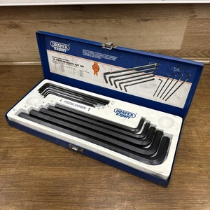 Draper Expert 10 Piece Hexagon Key Set - Extra Long Pattern - Imperial - Picture 1 of 8