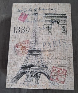 París Francia Torre Eiffel Diseño Decorativo Imitación Libro Caja de Almacenamiento Secreta - Imagen 1 de 4