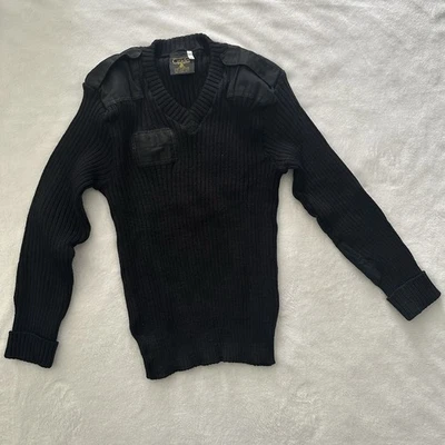 Citadel Sweater Men’s Size 44” 100% Virgin Wool Made In England Ribbed Knit - Image 1 of 4