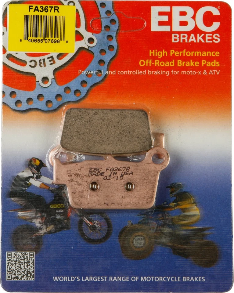 EBC Rear Brake Pads Suzuki 2004-24 RMZ 250 2010 RMX 450Z 2005-24 RMZ 450 - Image 1 of 1