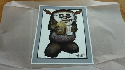 JAMES CAUTY RARE ORIGINAL D-FACE BY REFACE PRINT 2009 SIGNED ONLY 13 PRODUCED - Image 1 of 4