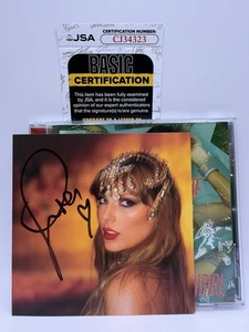 LONG AUTO Taylor Swift Signed The Life Of A Showgirl CD JSA COA Photo 1 ❤️ RARE - Picture 1 of 2