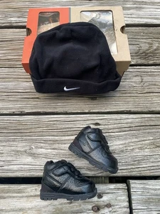 NIKE ACG First Goadome Gift Pack (CB) Size 1C 313939-002 Baby Shoes & Beanie Set - Picture 1 of 5