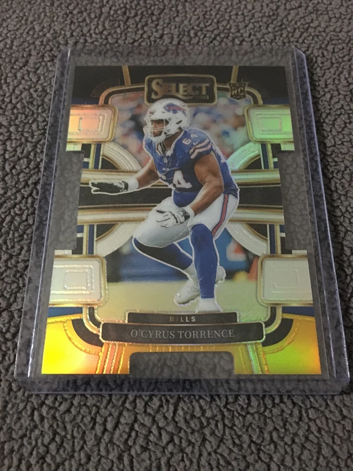 2023 Panini Select - O'Cyrus Torrence - Rookie #12 Black & Gold Prizm - Buffalo - Image 1 of 4