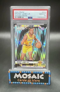 2024 PANINI PRIZM SKEWED PRIZM #243 BRONNY JAMES JR. ROOKIE RC SP /249 PSA 10 - Picture 1 of 2
