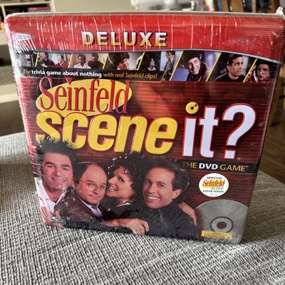 NEW Seinfeld Scene it? DELUXE Edition DVD Game Collectible Tin Box Sealed - Image 1 of 2