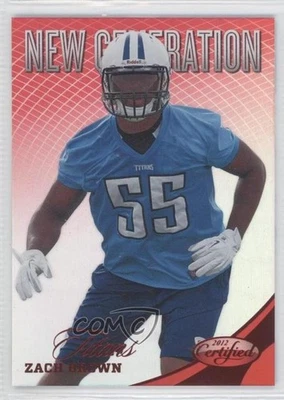 2012 Certified New Generation Mirror Red /250 Zach Brown #313 Rookie RC - Image 1 of 2