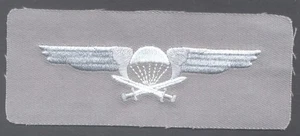 FINLAND Army - Parachutist qualification jump wings, Class II, cloth, Airborne - Picture 1 of 1
