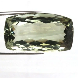 48,85 ct. Unbeheiztes grünes Amethyst Uruguay Kissen 17 x 30 mm. - Bild 1 von 4