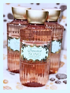 Gel de ducha con aloe B5 x3 Bath & Body Works Sweetest Song 10 fl oz - Imagen 1 de 4