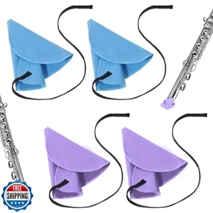 cobee 4 Pcs Clarinet Swab Clarinet Cleaning Cloth, Blue and Purple Clarinet C - Picture 1 of 5