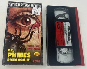 DR. PHIBES RISES AGAIN! (1972) VHS VINCENT PRICE ROBERT QUARRY HORROR LIKE NEW! - Picture 1 of 6