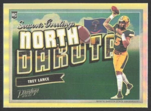 2021 Panini Prestige Seasons Greetings Trey Lance Rookie #SG-3 - Picture 1 of 2