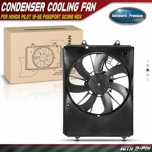 Right A/C Condenser Fan Assembly w/ Shroud for Honda Pilot 16-22 Passport Acura - Bild 1 von 8