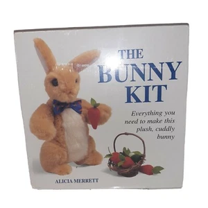THE BUNNY KIT Alicia Merrett Plush NIB Make Your Own Bunny EASTER Crafts Sewing  - Picture 1 of 2