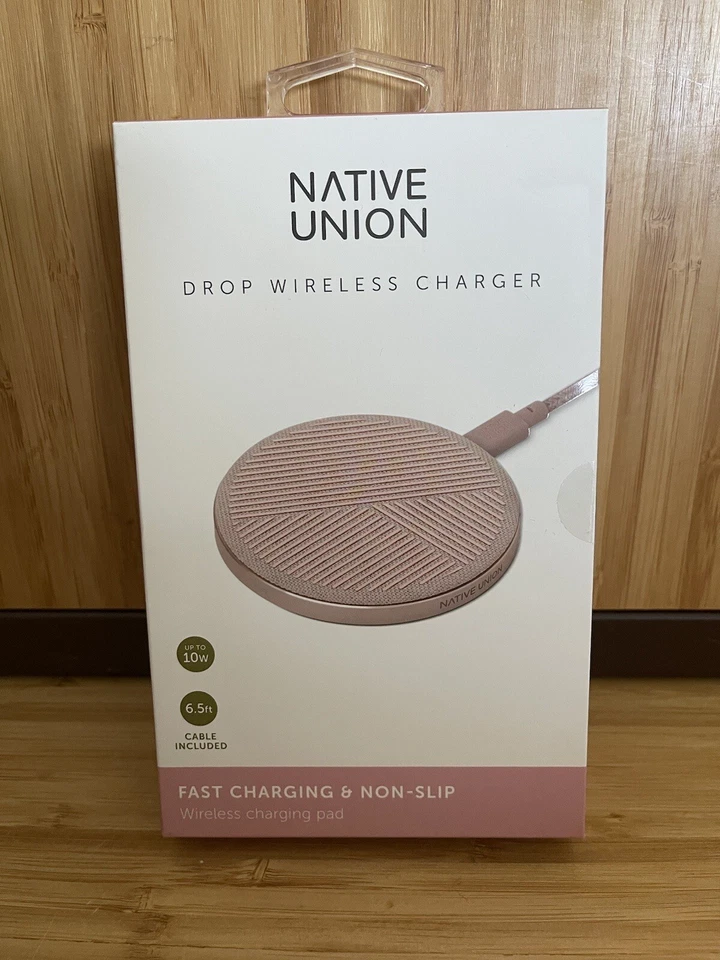Almohadilla de carga inalámbrica Native Union 10W - ROSA - NUEVA Foto 1 de 1