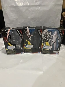LOTE de 3 figuras Star Wars Galaxy of Adventures Darth Vader Kylo Ren Jet Trooper - Imagen 1 de 7